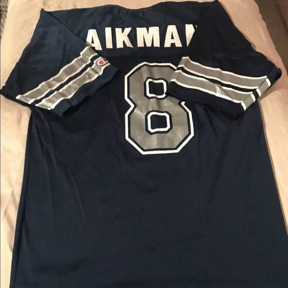 Vintage Troy aikman nfl football jersey 44 large
